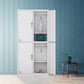 Contemporary Style Home Wardrobe Steel Wardrobe Closet with Doors