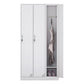 Contemporary Style Home Wardrobe Steel Wardrobe Closet with Doors