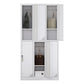 Contemporary Style Home Wardrobe Steel Wardrobe Closet with Doors