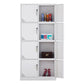 Contemporary Style Home Wardrobe Steel Wardrobe Closet with Doors