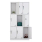 Contemporary Style Home Wardrobe Steel Wardrobe Closet with Doors