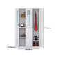 Contemporary Style Home Wardrobe Steel Wardrobe Closet with Doors
