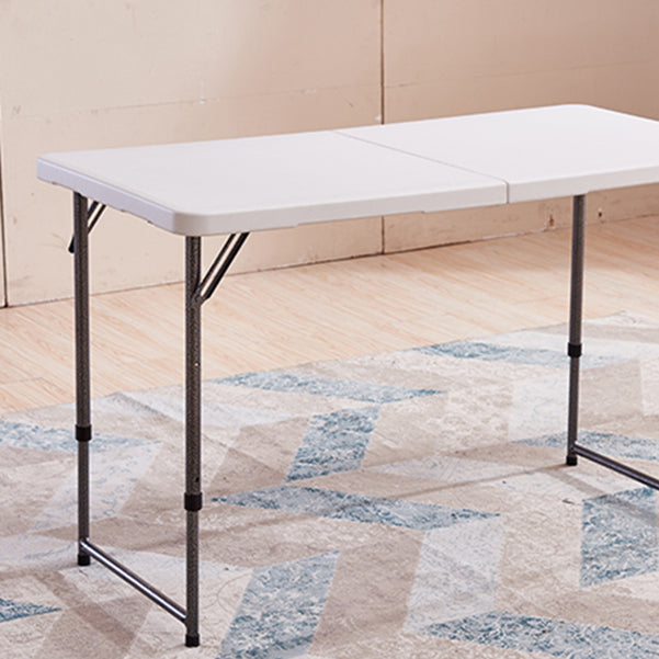 Eigentijdse rechthoekige schrijfbureau plastic vouwkantoor bureau