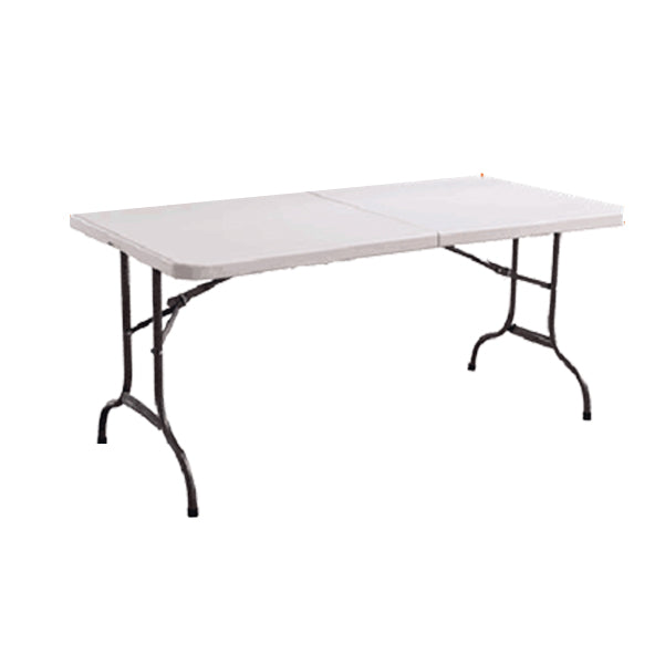 Eigentijdse rechthoekige schrijfbureau plastic vouwkantoor bureau