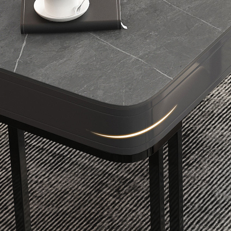 Escritorio ejecutivo moderno de 25 "de ancho escritorio de oficina rectangular de 2 cavadores