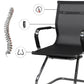 Modern Black Desk Chair with Breathable AirGrid Seat and Back Side Chair Clearhalo 'furn' 'furn_office_chair' 'Furniture' 'Office Chairs' 'Office Furniture' 'office_chair' 6005449