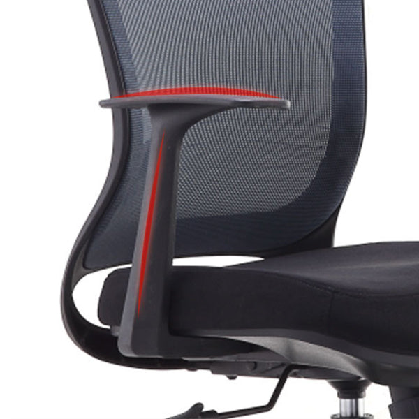 Silla respirable contemporánea del escritorio de conferencia de la microfibra de la silla giratoria de AirGrid