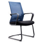 Modern Breathable AirGrid Arm Chair Microfiber Blue Desk Mid-Back Chair