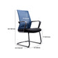 Modern Breathable AirGrid Arm Chair Microfiber Blue Desk Mid-Back Chair
