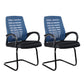 Modern Breathable AirGrid Arm Chair Microfiber Desk Mid-Back Office Chair Blue 2 Piece Set Casters Not Included Clearhalo 'furn' 'furn_office_chair' 'Furniture' 'Office Chairs' 'Office Furniture' 'office_chair' 6005720
