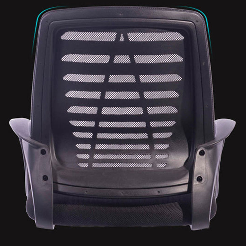 Modern Breathable AirGrid Arm Chair Microfiber Desk Mid-Back Office Chair Clearhalo 'furn' 'furn_office_chair' 'Furniture' 'Office Chairs' 'Office Furniture' 'office_chair' 6005732