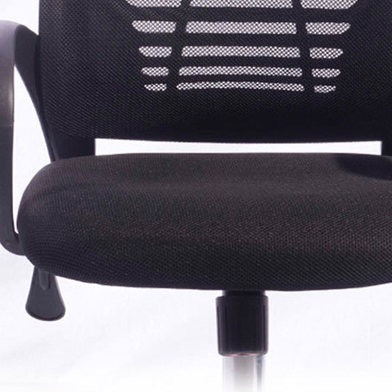Modern Breathable AirGrid Arm Chair Microfiber Desk Mid-Back Office Chair Clearhalo 'furn' 'furn_office_chair' 'Furniture' 'Office Chairs' 'Office Furniture' 'office_chair' 6005734