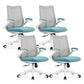 Contemporary Flip-Up Armrest Office Chair Swivel Mesh Office Chair