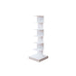 13.8" Wide Book Shelf Stainless Steel Shelf Bookcase Stackable Vertical