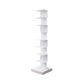 13.8" Wide Book Shelf Stainless Steel Shelf Bookcase Stackable Vertical