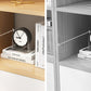 Contemporary Standard Book Shelf Engineered Wood Open Bookcase