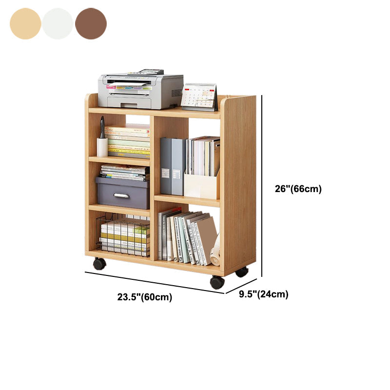 Contemporary Open Book Shelf Wooden Shelf Bookcase for Office Clearhalo 'Bookcases' 'furn' 'furn_bookcases' 'Furniture' 'Office Furniture' 6006188