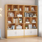 9.45" Wide Matte Finish Bookshelf Wood Standard Shelf Bookcase for Bedroom Clearhalo 'Bookcases' 'furn' 'furn_bookcases' 'Furniture' 'Office Furniture' 6006195