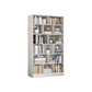 9.45" Wide Matte Finish Bookshelf Wood Standard Shelf Bookcase for Bedroom 31.5"L x 9.4"W x 70.1"H Off-White Clearhalo 'Bookcases' 'furn' 'furn_bookcases' 'Furniture' 'Office Furniture' 6006202