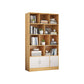 9.45" Wide Matte Finish Bookshelf Wood Standard Shelf Bookcase for Bedroom 39.4"L x 9.4"W x 70.1"H Natural Clearhalo 'Bookcases' 'furn' 'furn_bookcases' 'Furniture' 'Office Furniture' 6006210