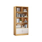 9.45" Wide Matte Finish Bookshelf Wood Standard Shelf Bookcase for Bedroom 23.6"L x 9.4"W x 70.1"H Natural Clearhalo 'Bookcases' 'furn' 'furn_bookcases' 'Furniture' 'Office Furniture' 6006211