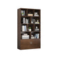 9.45" Wide Matte Finish Bookshelf Wood Standard Shelf Bookcase for Bedroom 31.5"L x 9.4"W x 70.1"H Nut-Brown Clearhalo 'Bookcases' 'furn' 'furn_bookcases' 'Furniture' 'Office Furniture' 6006213