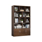 9.45" Wide Matte Finish Bookshelf Wood Standard Shelf Bookcase for Bedroom 47.2"L x 9.4"W x 70.1"H Nut-Brown Clearhalo 'Bookcases' 'furn' 'furn_bookcases' 'Furniture' 'Office Furniture' 6006216
