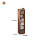 9.45" Wide Matte Finish Bookshelf Wood Standard Shelf Bookcase for Bedroom Clearhalo 'Bookcases' 'furn' 'furn_bookcases' 'Furniture' 'Office Furniture' 6006221