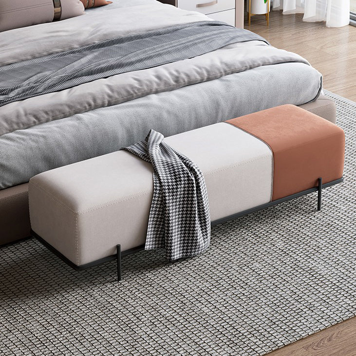 15.7" Wide Upholstered Seating Bench Modern Entryway and Bedroom Bench with Cushioned Clearhalo 'Benches' 'Chairs & Seating' 'furn' 'furn_benches' 'Furniture' 'Living Room Furniture' 6006222