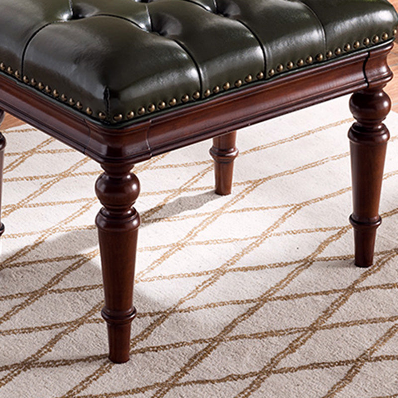 16.1" Wide Upholstered Seating Bench Traditional Entryway and Bedroom Bench with Cushioned Clearhalo 'Benches' 'Chairs & Seating' 'furn' 'furn_benches' 'Furniture' 'Living Room Furniture' 6006257