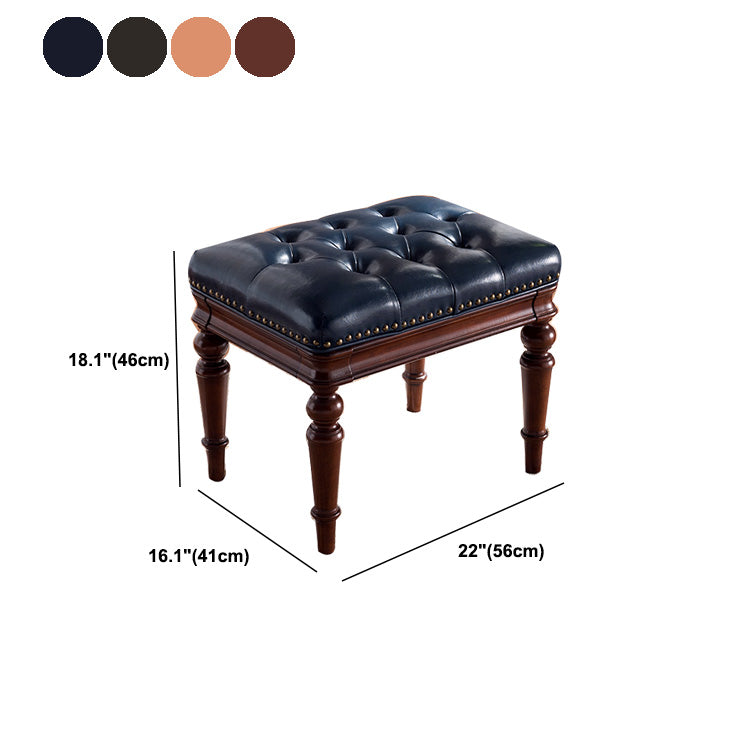 16.1" Wide Upholstered Seating Bench Traditional Entryway and Bedroom Bench with Cushioned Clearhalo 'Benches' 'Chairs & Seating' 'furn' 'furn_benches' 'Furniture' 'Living Room Furniture' 6006259