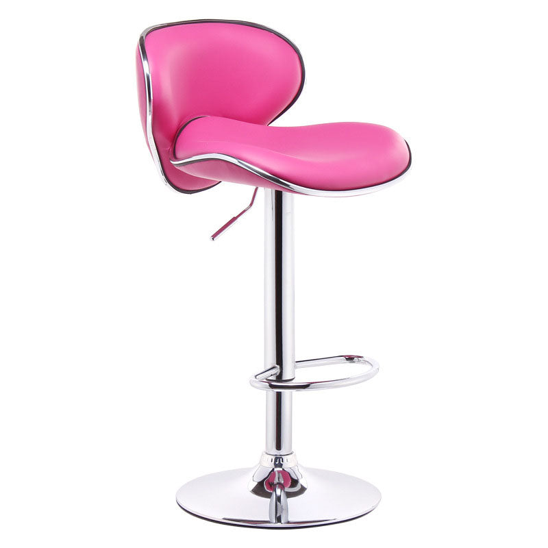 Contemporary Metal Barstool PU Leather Footrest Upholstered Counter Stool Clearhalo 'Bar Furniture' 'Bar Stools' 'bar_stools' 'furn' 'furn_bar_stools' 'Furniture' 'Kitchen & Dining Furniture' 6006369