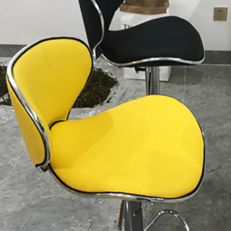Contemporary Metal Barstool PU Leather Footrest Upholstered Counter Stool Clearhalo 'Bar Furniture' 'Bar Stools' 'bar_stools' 'furn' 'furn_bar_stools' 'Furniture' 'Kitchen & Dining Furniture' 6006372