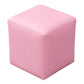 Pink Stain Resistant Pouf Solid Color Square Pouf for Living Room Pink 1 Piece Clearhalo 'furn' 'furn_ottomans_poufs' 'Furniture' 'Living Room Furniture' 'Ottomans & Poufs' 'ottomans_poufs' 6006818