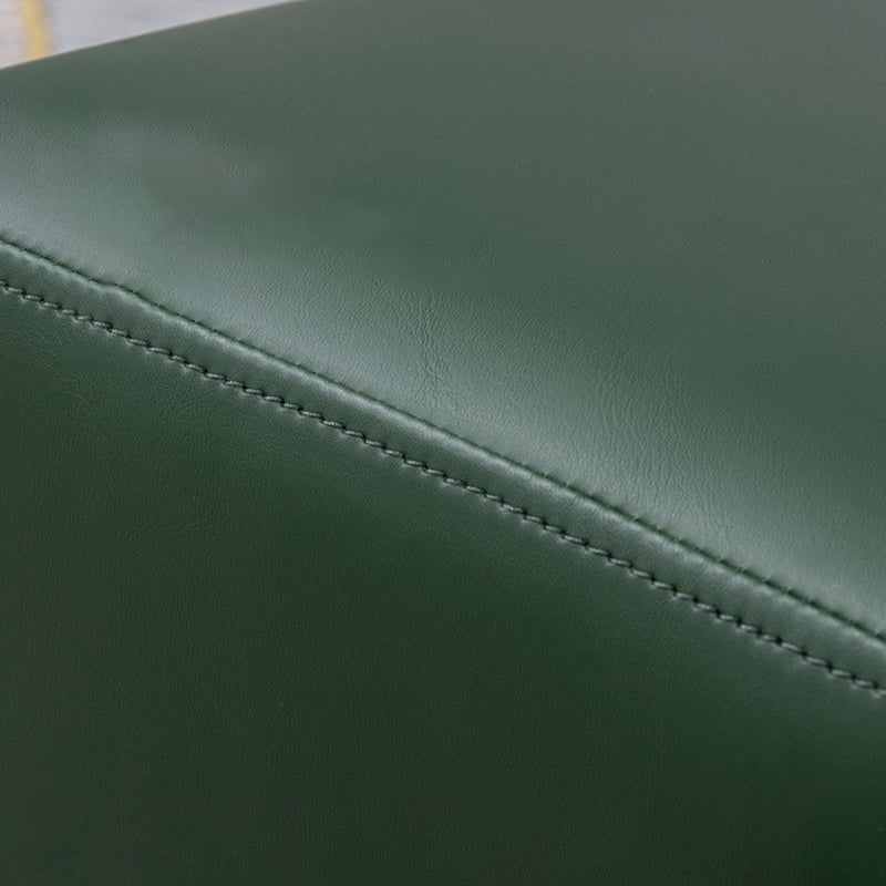 Contemporary Pouf Ottoman Faux Leather Upholstered Solid Color Ottoman Clearhalo 'furn' 'furn_ottomans_poufs' 'Furniture' 'Living Room Furniture' 'Ottomans & Poufs' 'ottomans_poufs' 6007021