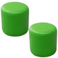 Contemporary Pouf Ottoman Faux Leather Upholstered Solid Color Ottoman Green Round 2 Piece Set Clearhalo 'furn' 'furn_ottomans_poufs' 'Furniture' 'Living Room Furniture' 'Ottomans & Poufs' 'ottomans_poufs' 6007030