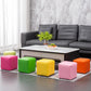 Contemporary Pouf Ottoman Faux Leather Upholstered Solid Color Ottoman Clearhalo 'furn' 'furn_ottomans_poufs' 'Furniture' 'Living Room Furniture' 'Ottomans & Poufs' 'ottomans_poufs' 6007031