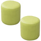 Contemporary Pouf Ottoman Faux Leather Upholstered Solid Color Ottoman Light Green Round 2 Piece Set Clearhalo 'furn' 'furn_ottomans_poufs' 'Furniture' 'Living Room Furniture' 'Ottomans & Poufs' 'ottomans_poufs' 6007039