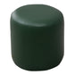 Contemporary Pouf Ottoman Faux Leather Upholstered Solid Color Ottoman Blackish Green Round 1 Piece Clearhalo 'furn' 'furn_ottomans_poufs' 'Furniture' 'Living Room Furniture' 'Ottomans & Poufs' 'ottomans_poufs' 6007047