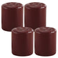 Wine Red Modern Pouf Water Resistant Round Pouf for Drawing Room Red Round 4 Piece Set Clearhalo 'furn' 'furn_ottomans_poufs' 'Furniture' 'Living Room Furniture' 'Ottomans & Poufs' 'ottomans_poufs' 6007183