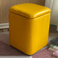 Solid Ottoman Modern Stain Resistant Faux Leather Ottoman with Storage