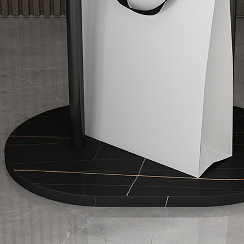 Contemporary Hall Tree Free Metal Coat Hooks Coat Rack with Storage Shelving Clearhalo 'Entry & Mudroom Furniture' 'furn' 'furn_hall_tree_coat_racks' 'Furniture' 'Hall Trees & Coat Racks' 'hall_tree_coat_racks' 6007697