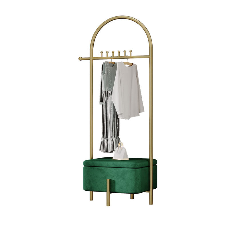 Rack de cintre de manteau moderne Rack de manteaux de manteau autoportant avec rangement