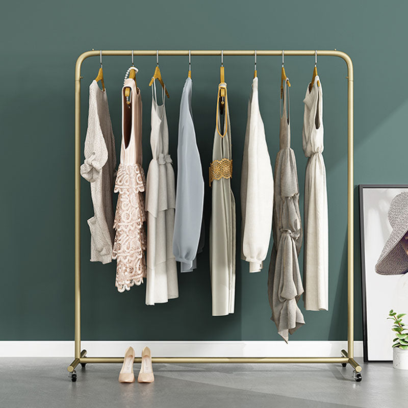 Industrial Style Coat Rack Metallic Free Standing Coat Rack with Sheave Clearhalo 'Entry & Mudroom Furniture' 'furn' 'furn_hall_tree_coat_racks' 'Furniture' 'Hall Trees & Coat Racks' 'hall_tree_coat_racks' 6008017