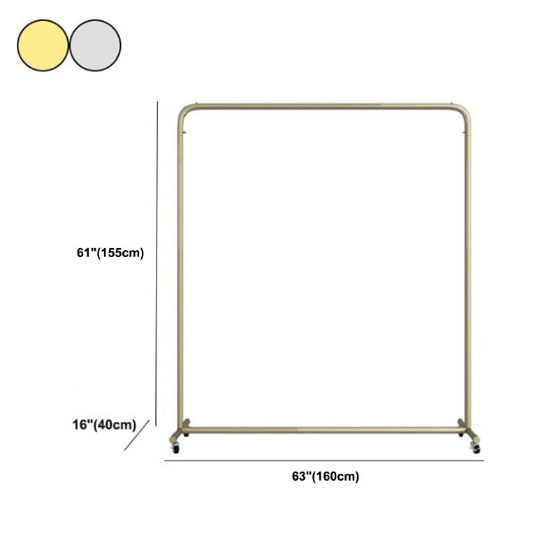 Industrial Style Coat Rack Metallic Free Standing Coat Rack with Sheave Clearhalo 'Entry & Mudroom Furniture' 'furn' 'furn_hall_tree_coat_racks' 'Furniture' 'Hall Trees & Coat Racks' 'hall_tree_coat_racks' 6008039