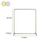 Industrial Style Coat Rack Metallic Free Standing Coat Rack with Sheave Clearhalo 'Entry & Mudroom Furniture' 'furn' 'furn_hall_tree_coat_racks' 'Furniture' 'Hall Trees & Coat Racks' 'hall_tree_coat_racks' 6008043