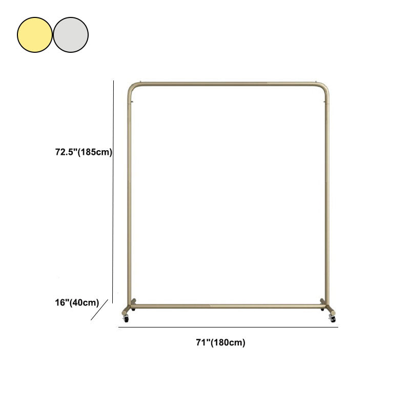 Industrial Style Coat Rack Metallic Free Standing Coat Rack with Sheave Clearhalo 'Entry & Mudroom Furniture' 'furn' 'furn_hall_tree_coat_racks' 'Furniture' 'Hall Trees & Coat Racks' 'hall_tree_coat_racks' 6008044