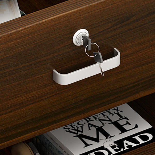 Gestión industrial de cables Descrito ejecutivo de Lape Ejecutivo Desk Natural Office con patas de metal