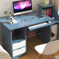 Bureau en bois contemporain Credenza Home Rectangular Home Writing Desk