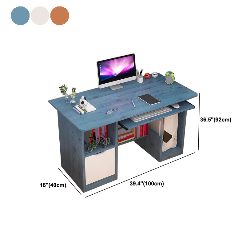 Bureau en bois contemporain Credenza Home Rectangular Home Writing Desk